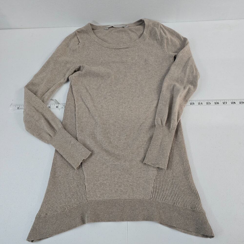 Athleta Kitta Sweater XXS Brown beige womens 238382-02 cashmere 6226‎